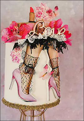 Crystal Candy Cake Decoration & Artistry