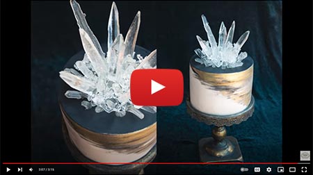 Isomalt crystal cake topper tutorial