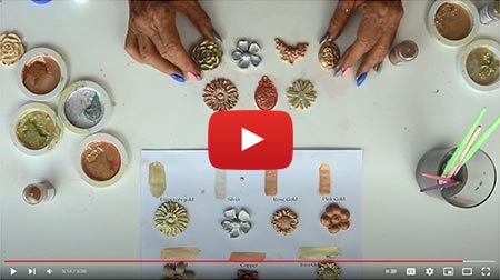 Metallic colours, glaze and cleaner