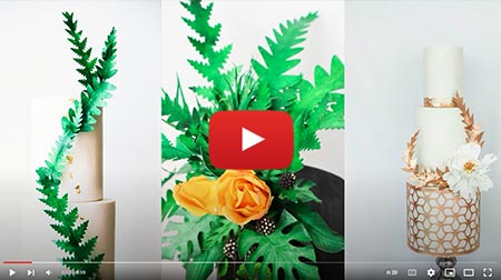 The art of making wafer paper garden ferns